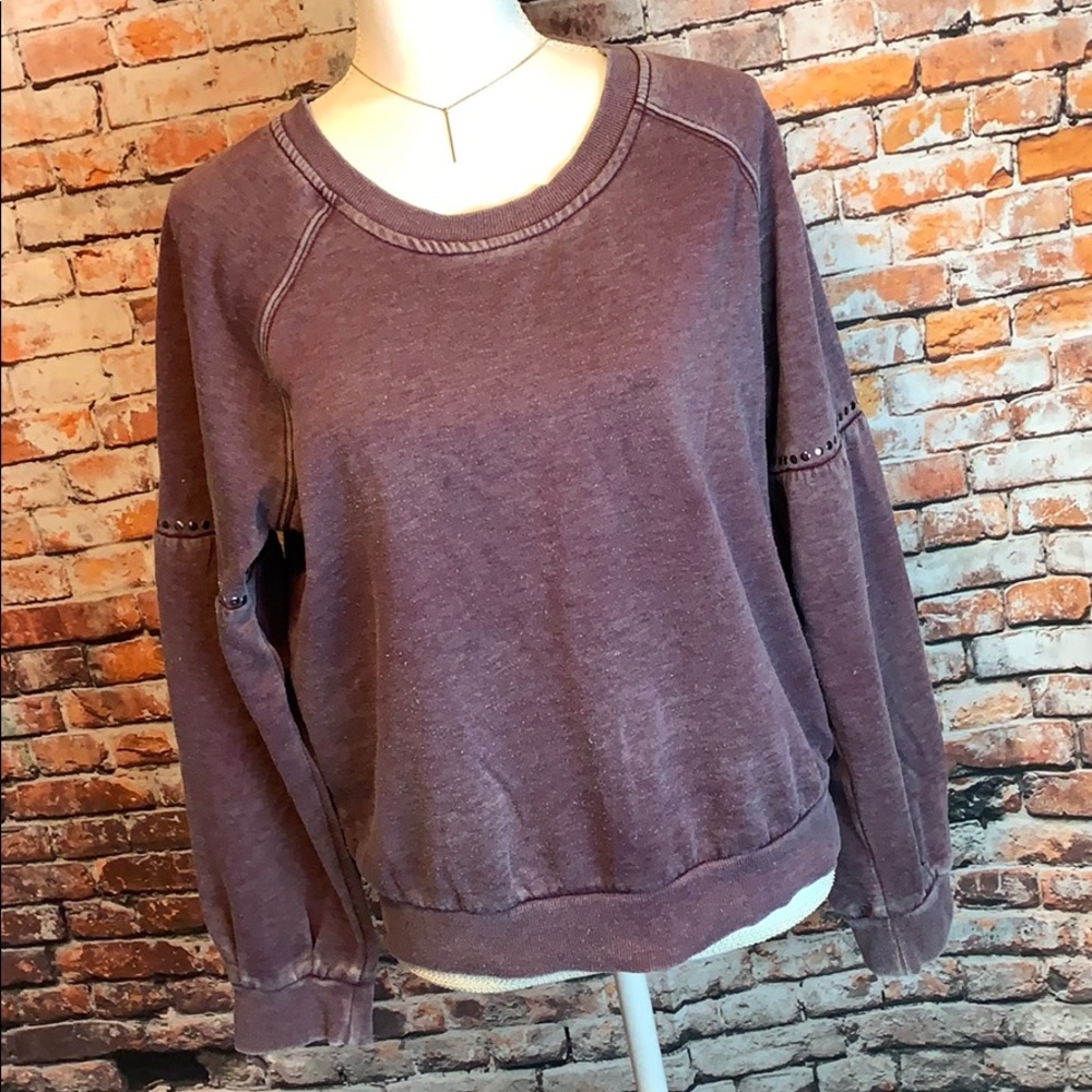 Pink rose sweatshirt